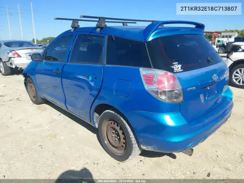 2008 Toyota Matrix VIN 2T1KR32E18C713807 фото 4