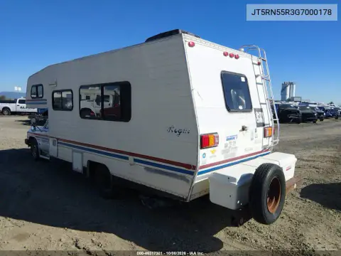 1986 Toyota Pickup Cab Chassis Rn55 VIN JT5RN55R3G7000178 фото 4