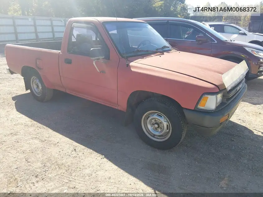1991 Toyota Pickup 1/2 Ton Short Wheelbase VIN JT4RN81A6M0068372 фото 1
