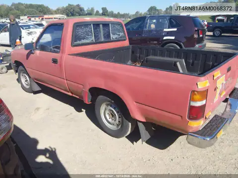 1991 Toyota Pickup 1/2 Ton Short Wheelbase VIN JT4RN81A6M0068372 фото 3