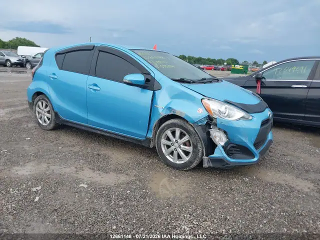 JTDKDTB34H1596886 — 2017 Toyota Prius C Technology, Правый бок (Right Side), фото до ремонта