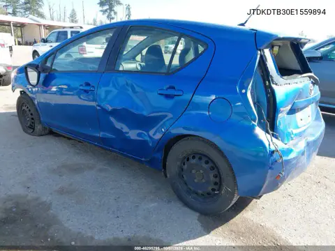 2014 Toyota Prius C Two VIN JTDKDTB30E1559894 фото 3