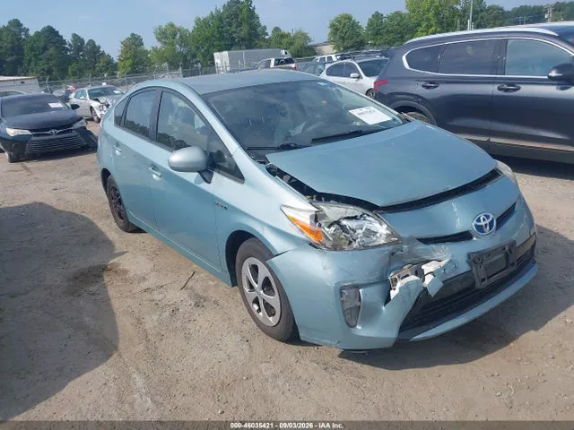 2014 Toyota Prius Two VIN JTDKN3DU8E1782882 фото 1