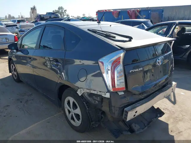 JTDKN3DU4E0391203 — 2014 Toyota Prius Two, фото 3 с аукциона IAAI 14.10.2026, Задняя часть