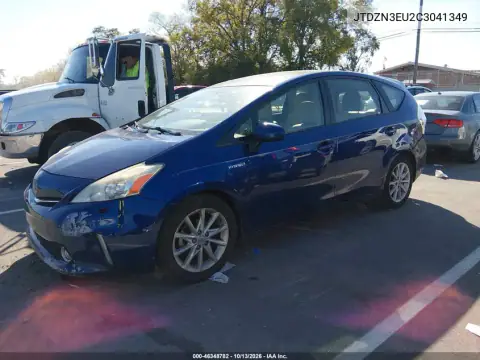 JTDZN3EU2C3041349 — 2012 Toyota Prius V, Естественный износ, фото до ремонта