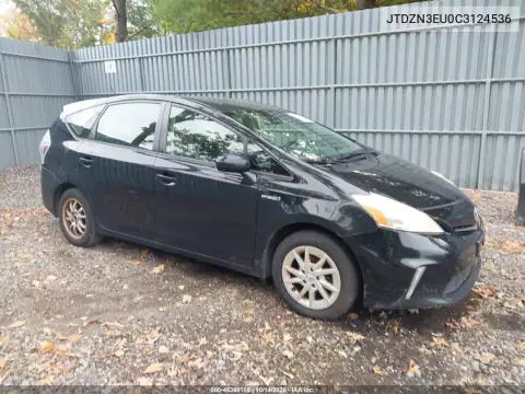 JTDZN3EU0C3124536 — 2012 Toyota Prius V, Естественный износ, фото до ремонта