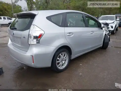 JTDZN3EU8EJ013246 — 2014 Toyota Prius V, фото 5 с аукциона IAAI, Передняя часть