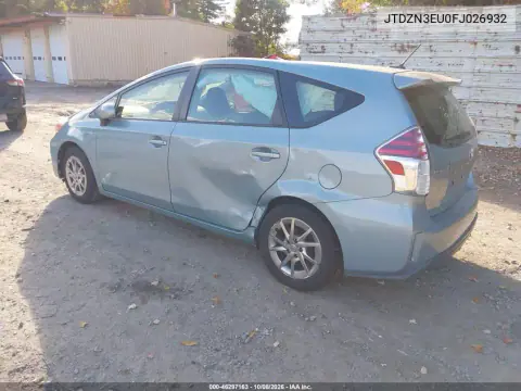2015 Toyota Prius V Three VIN JTDZN3EU0FJ026932 фото 3