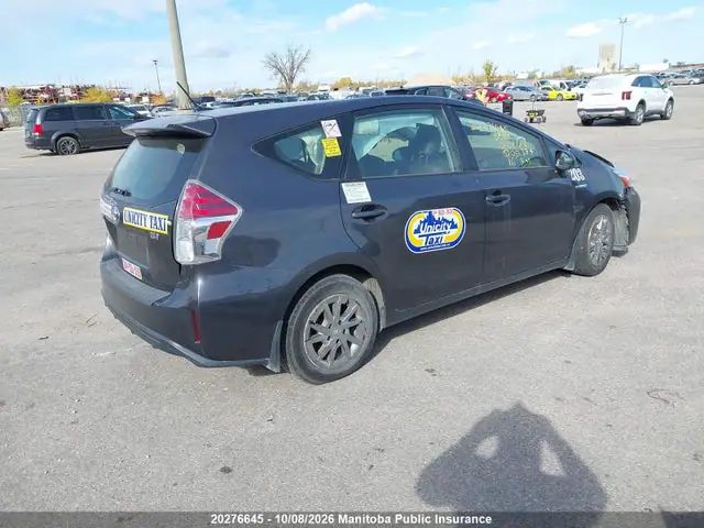 JTDZN3EU8GJ051384 — 2016 Toyota Prius V, фото 4 с аукциона IAAI 14.10.2026, Передняя часть слева