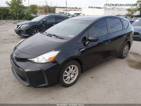 2017 Toyota Prius V Two VIN JTDZN3EU6HJ056861 фото 2