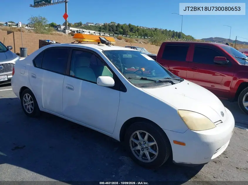 2003 Toyota Prius VIN JT2BK18U730080653 фото 2