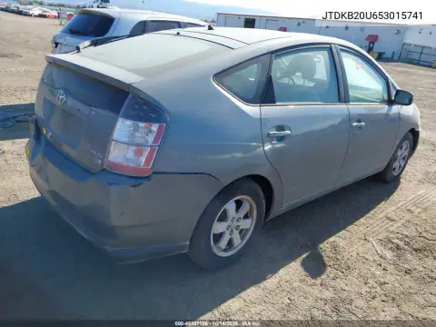 JTDKB20U653015741 — 2005 Toyota Prius, фото 4 с аукциона IAAI, Естественный износ