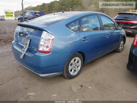 2007 Toyota Prius VIN JTDKB20UX77636993 фото 5