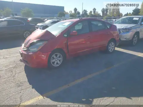 2007 Toyota Prius VIN JTDKB20U673285510 фото 2