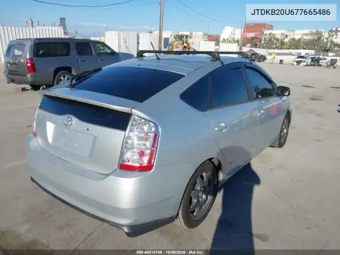 2007 Toyota Prius Touring VIN JTDKB20U677665486 фото 5