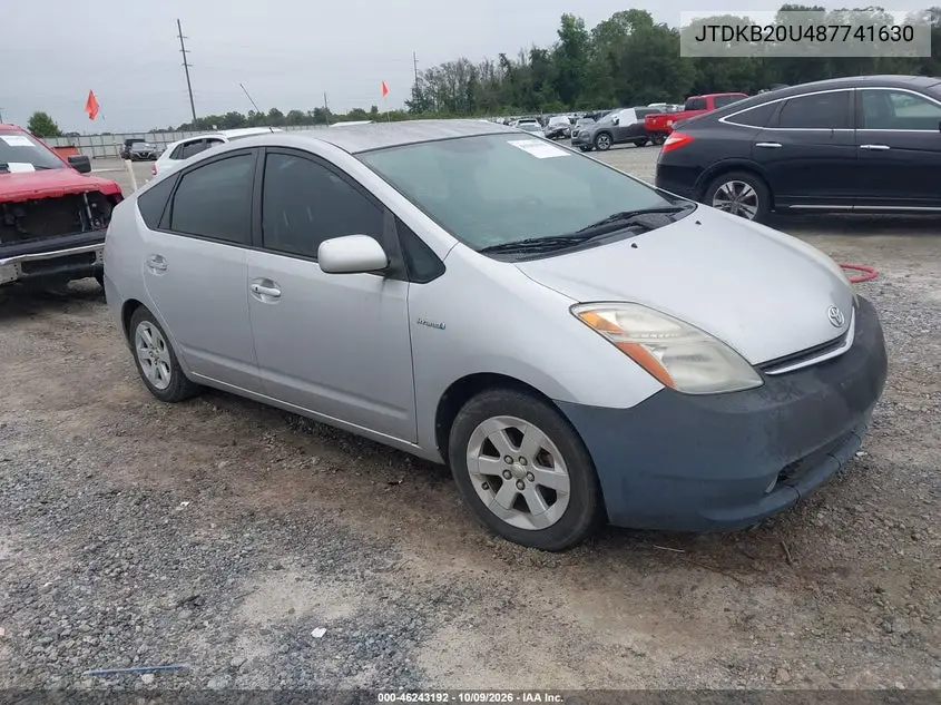 2008 Toyota Prius VIN JTDKB20U487741630 фото 2