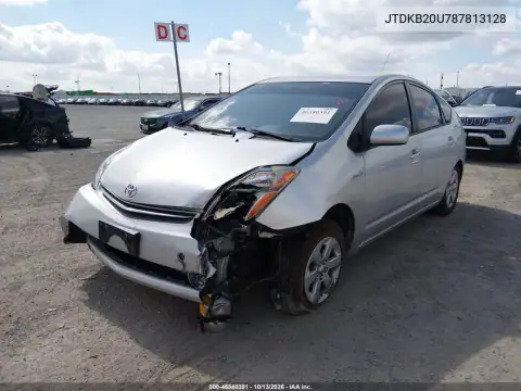 2008 Toyota Prius VIN JTDKB20U787813128 фото 2