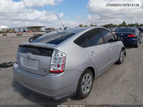 2008 Toyota Prius VIN JTDKB20U787813128 фото 4