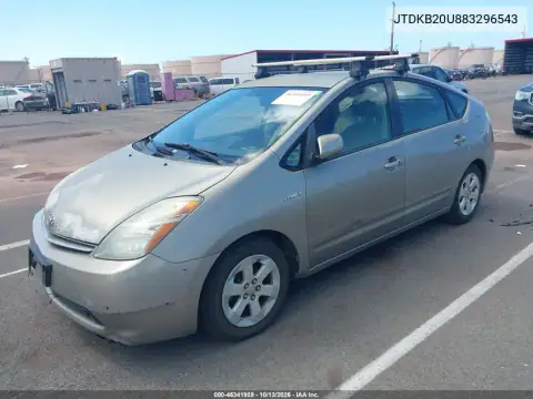 JTDKB20U883296543 — 2008 Toyota Prius, фото 3 с аукциона IAAI, Естественный износ