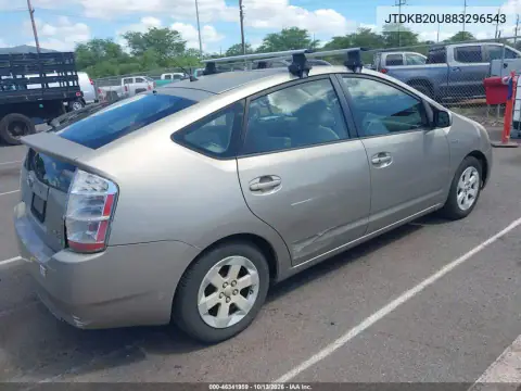 JTDKB20U883296543 — 2008 Toyota Prius, фото 5 с аукциона IAAI, Естественный износ