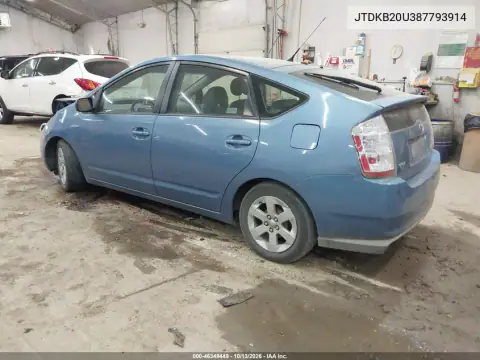 JTDKB20U387793914 — 2008 Toyota Prius, фото 3 с аукциона IAAI, Передняя часть