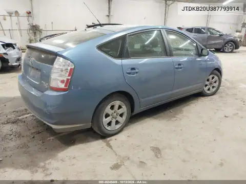 JTDKB20U387793914 — 2008 Toyota Prius, фото 4 с аукциона IAAI, Передняя часть