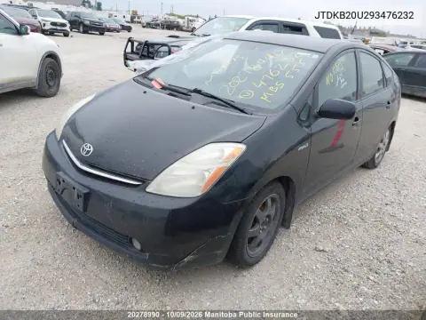 2009 Toyota Prius VIN JTDKB20U293476232 фото 2