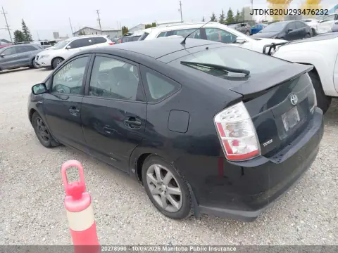 2009 Toyota Prius VIN JTDKB20U293476232 фото 3