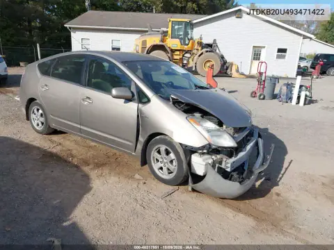 2009 Toyota Prius VIN JTDKB20U493471422 фото 1