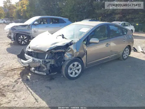 2009 Toyota Prius VIN JTDKB20U493471422 фото 2