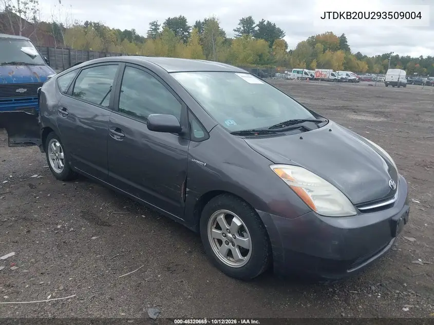 2009 Toyota Prius Standard VIN JTDKB20U293509004 фото 2