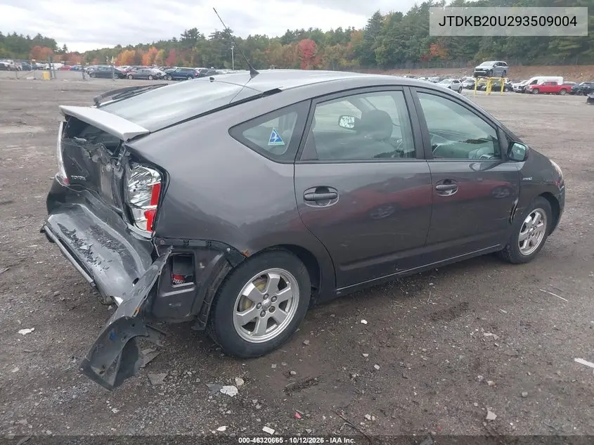 2009 Toyota Prius Standard VIN JTDKB20U293509004 фото 5