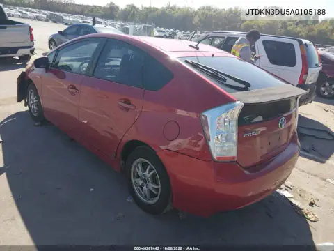 2010 Toyota Prius Ii VIN JTDKN3DU5A0105188 фото 3