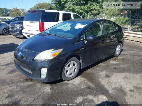 2010 Toyota Prius Iii VIN JTDKN3DU7A5220118 фото 3