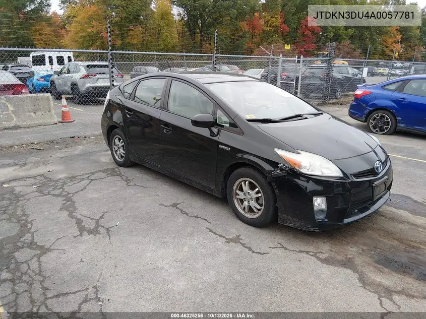 JTDKN3DU4A0057781 — 2010 Toyota Prius, фото 2 с аукциона IAAI 15.10.2026, Естественный износ