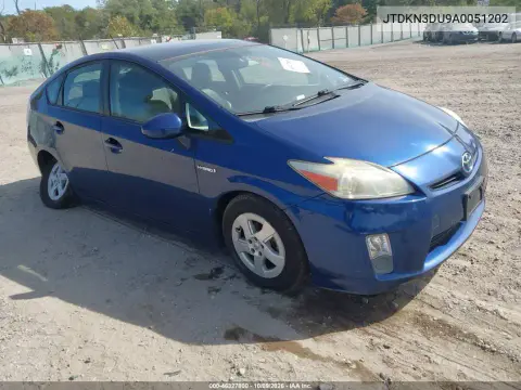 JTDKN3DU9A0051202 — 2010 Toyota Prius, Естественный износ, фото до ремонта
