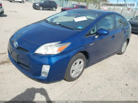 2010 Toyota Prius Iv VIN JTDKN3DU9A0051202 фото 3