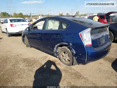 JTDKN3DU0A0040198 — 2010 Toyota Prius, фото 4 с аукциона IAAI, Естественный износ
