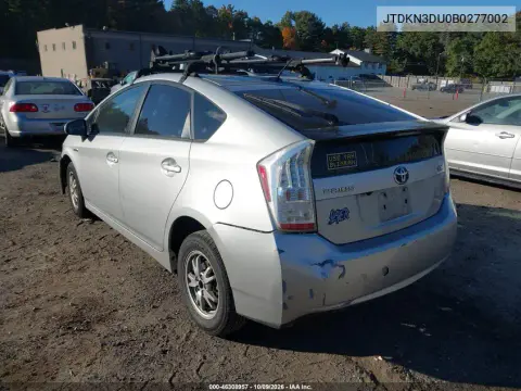 2011 Toyota Prius Two VIN JTDKN3DU0B0277002 фото 4