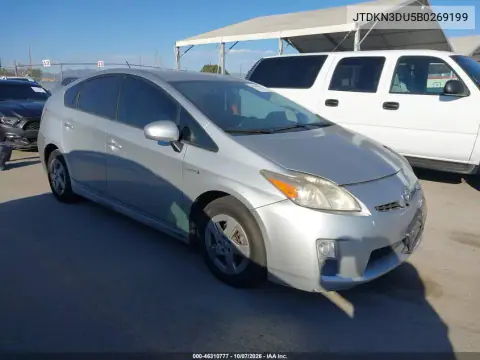 2011 Toyota Prius Two VIN JTDKN3DU5B0269199 фото 2