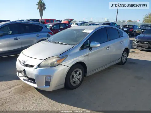 2011 Toyota Prius Two VIN JTDKN3DU5B0269199 фото 3