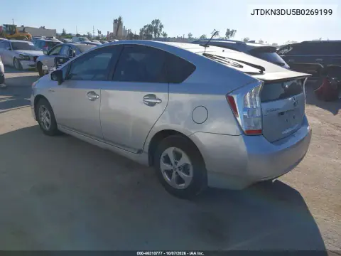 2011 Toyota Prius Two VIN JTDKN3DU5B0269199 фото 4