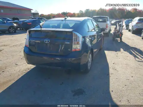 JTDKN3DU9B5332839 — 2011 Toyota Prius, фото 5 с аукциона IAAI 26.10.2026, Естественный износ