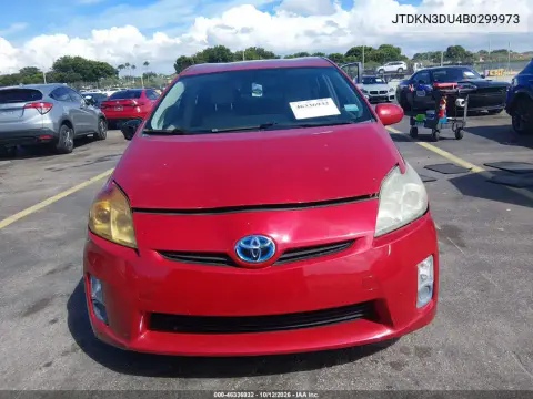 2011 Toyota Prius Four VIN JTDKN3DU4B0299973 фото 13