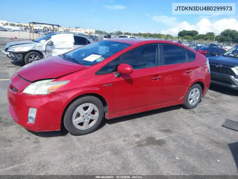 2011 Toyota Prius Four VIN JTDKN3DU4B0299973 фото 3