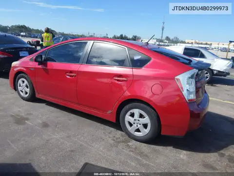 2011 Toyota Prius Four VIN JTDKN3DU4B0299973 фото 4