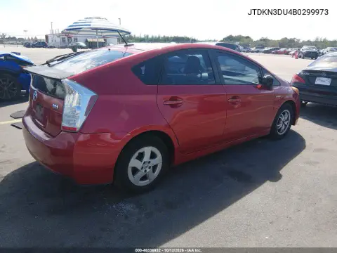 2011 Toyota Prius Four VIN JTDKN3DU4B0299973 фото 5