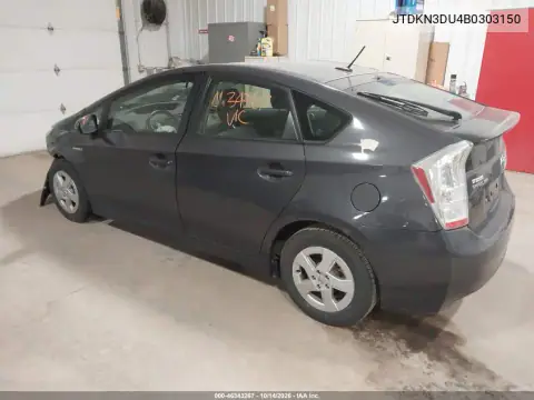 JTDKN3DU4B0303150 — 2011 Toyota Prius, фото 3 с аукциона IAAI, Передняя часть