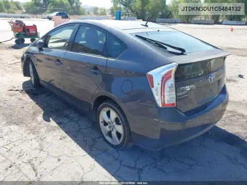 JTDKN3DU1C5484132 — 2012 Toyota Prius, фото 3 с аукциона IAAI, Передняя часть