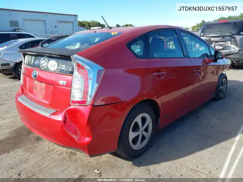 2012 Toyota Prius Two VIN JTDKN3DUXC1557957 фото 5
